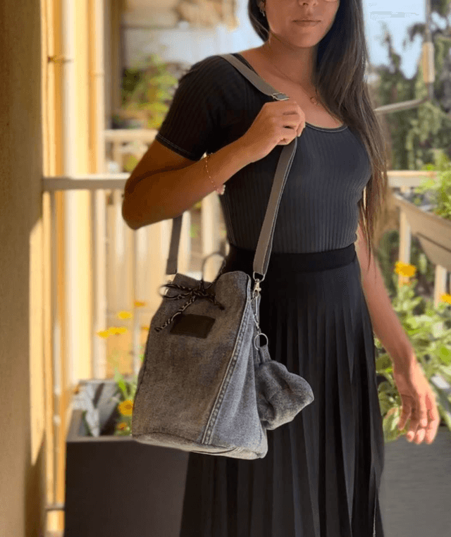 Sac Marceau en jean recyclé 