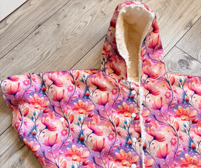 Poncho de pluie Fleur 